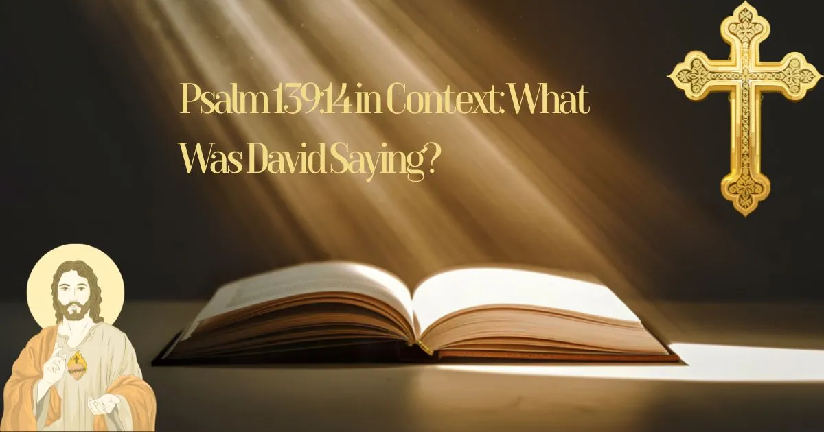 Psalm 139:14 in Context: What Was David Saying?